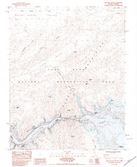 Download a high-resolution, GPS-compatible USGS topo map for Boulder Canyon, NV (1984 edition)