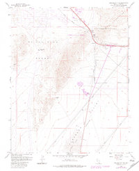 preview thumbnail of historical topo map of Clark County, NV in 1958
