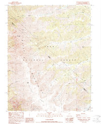 Download a high-resolution, GPS-compatible USGS topo map for Boundary Peak, NV (1987 edition)