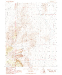 Download a high-resolution, GPS-compatible USGS topo map for Bradshaw Spring, NV (1990 edition)
