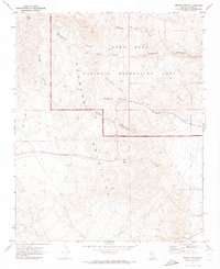preview thumbnail of historical topo map of Clark County, NV in 1970