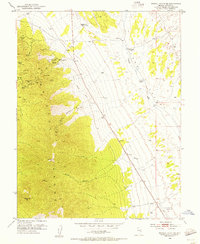 preview thumbnail of historical topo map of Lincoln County, NV in 1953