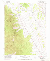 Download a high-resolution, GPS-compatible USGS topo map for Bristol Range SE, NV (1971 edition)