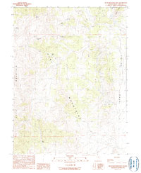 Download a high-resolution, GPS-compatible USGS topo map for Buck Mountain East, NV (1990 edition)