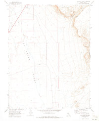 Download a high-resolution, GPS-compatible USGS topo map for Buckwheat Rim, NV (1973 edition)