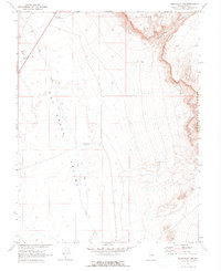 Download a high-resolution, GPS-compatible USGS topo map for Buckwheat Rim, NV (1973 edition)