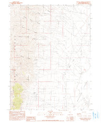 preview thumbnail of historical topo map of Pershing County, NV in 1990