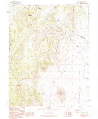 Download a high-resolution, GPS-compatible USGS topo map for Bull Fork, NV (1990 edition)