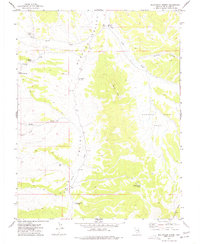 Download a high-resolution, GPS-compatible USGS topo map for Bullwhack Summit, NV (1977 edition)
