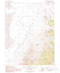 Download a high-resolution, GPS-compatible USGS topo map for Bullwhacker Springs, NV (1990 edition)