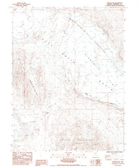 Download a high-resolution, GPS-compatible USGS topo map for Bunejug Mts, NV (1985 edition)
