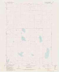 Download a high-resolution, GPS-compatible USGS topo map for Burnt Lake, NV (1980 edition)