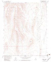 Download a high-resolution, GPS-compatible USGS topo map for Busted Butte, NV (1983 edition)