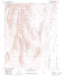 Download a high-resolution, GPS-compatible USGS topo map for Busted Butte, NV (1984 edition)