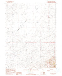 Download a high-resolution, GPS-compatible USGS topo map for Byers Ranch, NV (1990 edition)