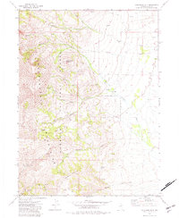 preview thumbnail of historical topo map of Elko County, NV in 1971