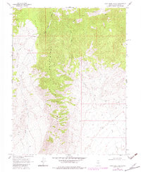 Download a high-resolution, GPS-compatible USGS topo map for Camp Creek Canyon, NV (1983 edition)