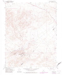 Download a high-resolution, GPS-compatible USGS topo map for Candelaria, NV (1982 edition)