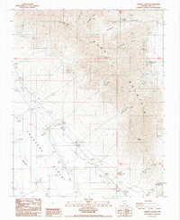 Download a high-resolution, GPS-compatible USGS topo map for Carrara Canyon, NV (1987 edition)