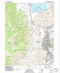 Download a high-resolution, GPS-compatible USGS topo map for Carson City, NV (1994 edition)