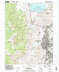 preview thumbnail of historical topo map of Washoe County, NV in 1994