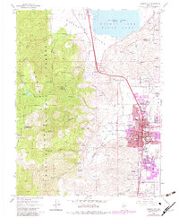 Download a high-resolution, GPS-compatible USGS topo map for Carson City, NV (1983 edition)