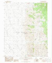 Download a high-resolution, GPS-compatible USGS topo map for Cattle Spring, NV (1989 edition)