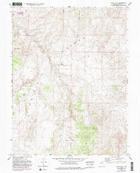 Download a high-resolution, GPS-compatible USGS topo map for Chalk Hills, NV (1993 edition)
