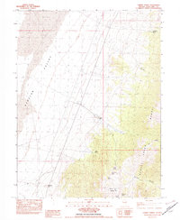 Download a high-resolution, GPS-compatible USGS topo map for Cherry  Spring, NV (1982 edition)