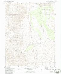 Download a high-resolution, GPS-compatible USGS topo map for Chukar Canyon, NV (1986 edition)