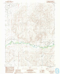 preview thumbnail of historical topo map of Lyon County, NV in 1985