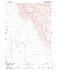 Download a high-resolution, GPS-compatible USGS topo map for Clapper Creek, NV (1980 edition)