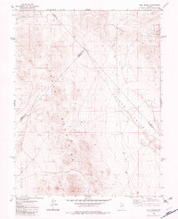preview thumbnail of historical topo map of Esmeralda County, NV in 1980
