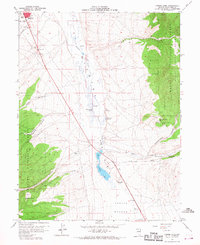 Download a high-resolution, GPS-compatible USGS topo map for Comins Lake, NV (1968 edition)