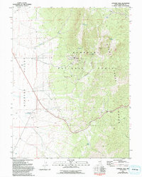 Download a high-resolution, GPS-compatible USGS topo map for Connors Pass, NV (1994 edition)