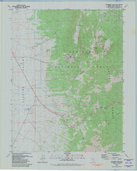 Download a high-resolution, GPS-compatible USGS topo map for Connors Pass, NV (1981 edition)