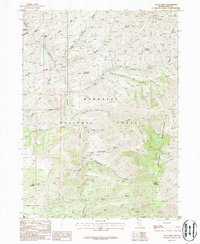 preview thumbnail of historical topo map of Elko County, NV in 1986