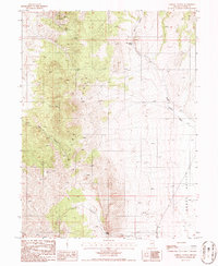 Download a high-resolution, GPS-compatible USGS topo map for Corral Canyon, NV (1986 edition)