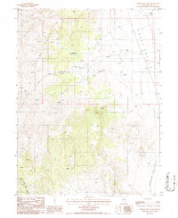 Download a high-resolution, GPS-compatible USGS topo map for Cowboy Rest Creek, NV (1986 edition)