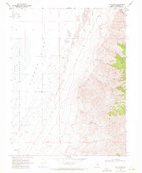 Download a high-resolution, GPS-compatible USGS topo map for Cox Canyon, NV (1971 edition)