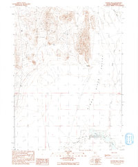 Download a high-resolution, GPS-compatible USGS topo map for Coyote Hills, NV (1991 edition)