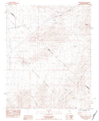 Download a high-resolution, GPS-compatible USGS topo map for Crescent Peak, NV (1984 edition)