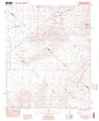 Download a high-resolution, GPS-compatible USGS topo map for Crescent Peak, NV (1984 edition)