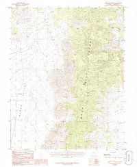 Download a high-resolution, GPS-compatible USGS topo map for Crescent Spring, NV (1986 edition)