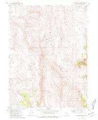 Download a high-resolution, GPS-compatible USGS topo map for Crutcher Canyon, NV (1981 edition)