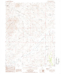 Download a high-resolution, GPS-compatible USGS topo map for Curlow Flat, NV (1986 edition)