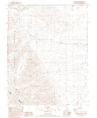 Download a high-resolution, GPS-compatible USGS topo map for Davis Mountain, NV (1987 edition)