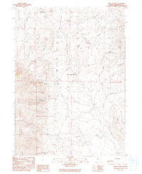 Download a high-resolution, GPS-compatible USGS topo map for Denio Summit, NV (1990 edition)