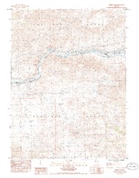 Download a high-resolution, GPS-compatible USGS topo map for Derby Dam, NV (1985 edition)