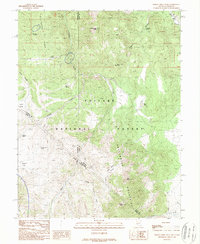 preview thumbnail of historical topo map of Lyon County, NV in 1988